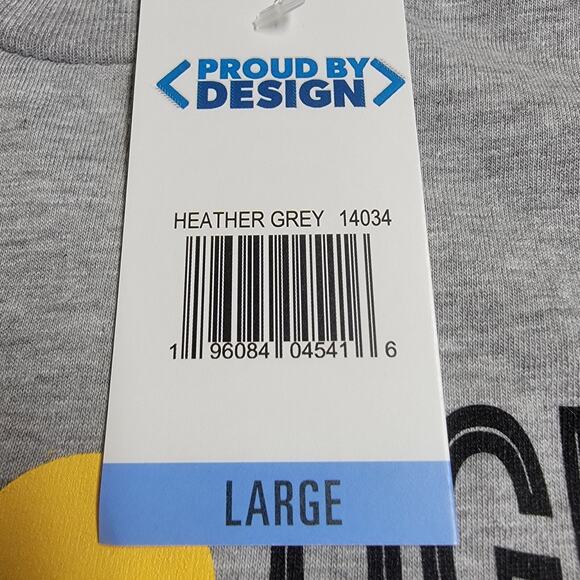 Proud by Design Shine A Light On Black Excellence Graphic T-Shirt Gray Size L - Picture 5 of 5